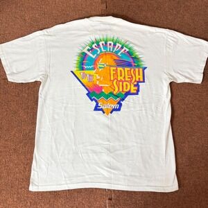 Vintage 1992 Salem Cigarettes T Shirt Mens XL Fresh Side Promo American Born USA